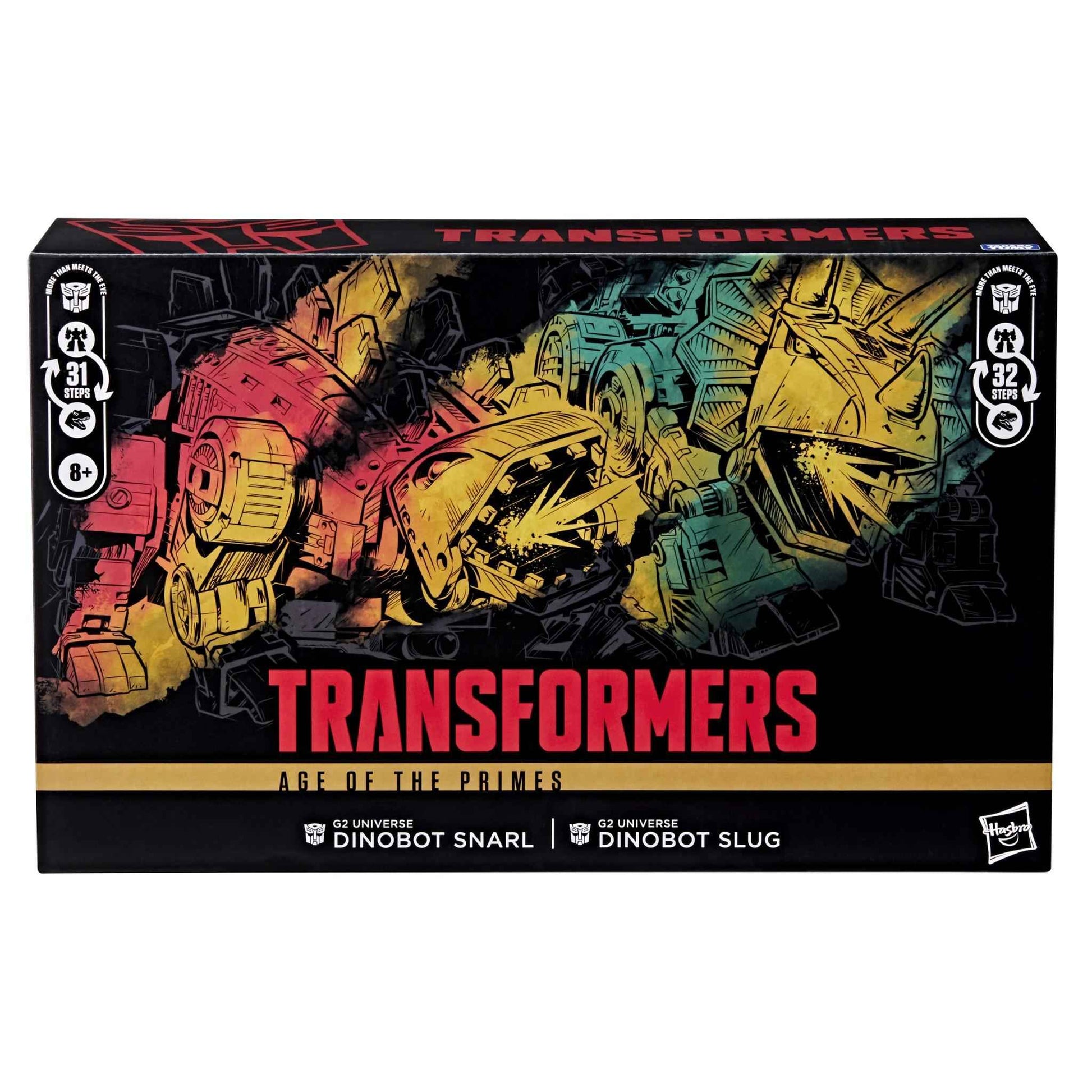 Transformers - Age Of The Primes: G2 Universe Dinobot Slug and G2 Universe Dinobot Snarl Figure