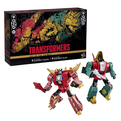 Transformers - Age Of The Primes: G2 Universe Dinobot Slug and G2 Universe Dinobot Snarl Figure