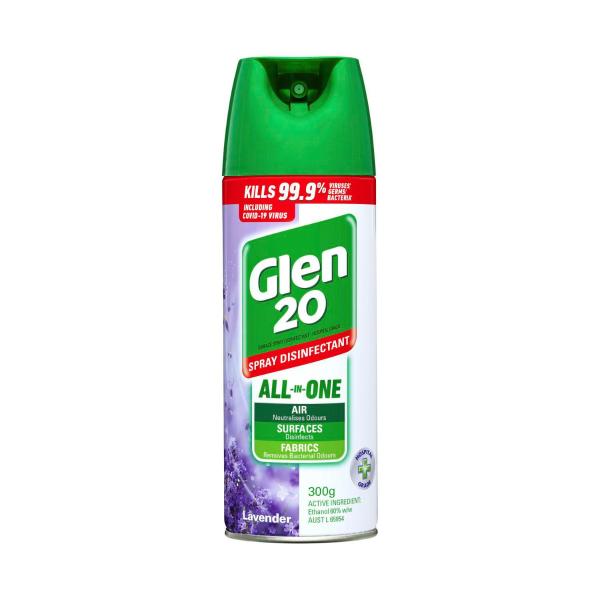 GLEN 20 DISINFECTANT SPRAY:LAVENDER:.:300 GRAM