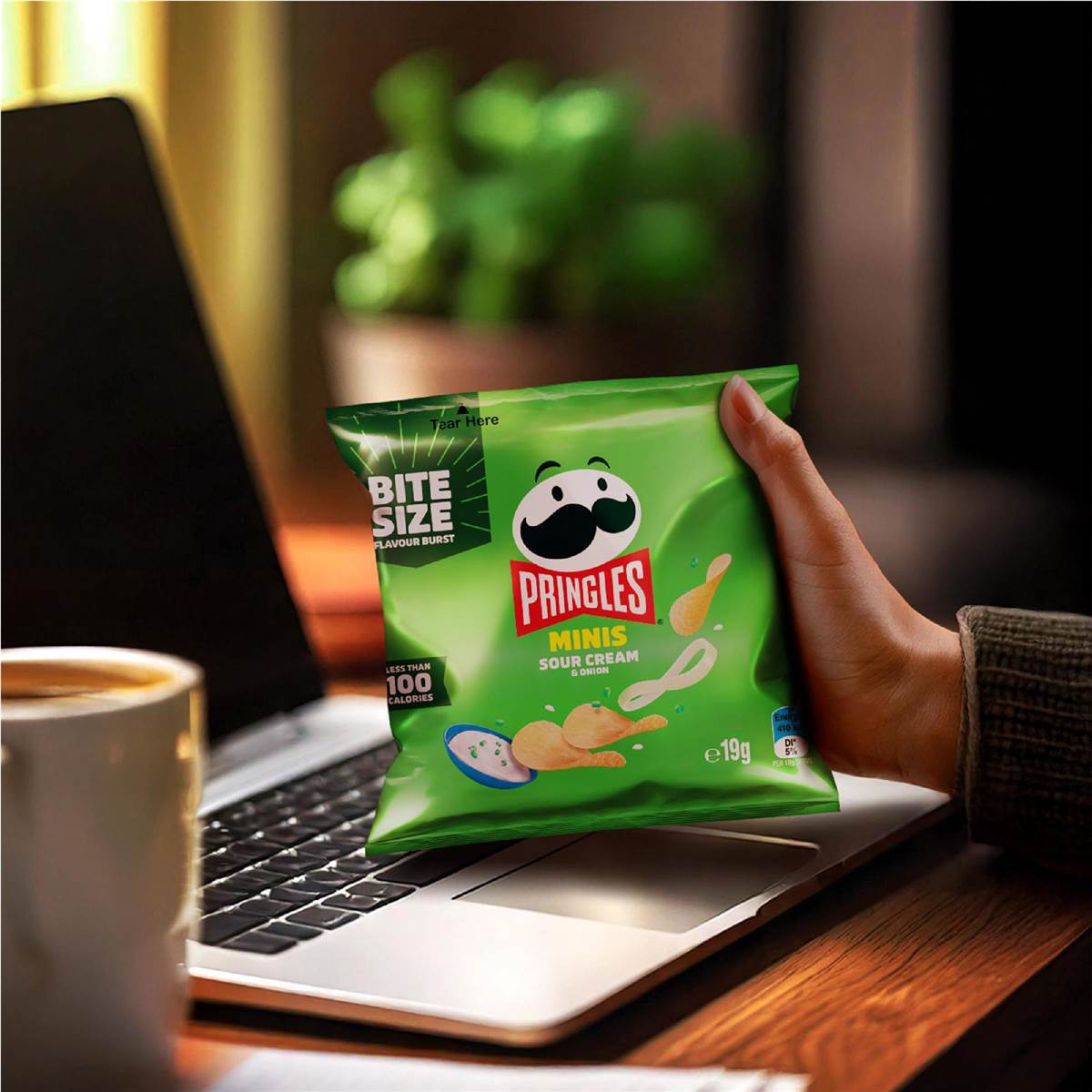 Pringles Minis Multipack Sour Cream & Onion Potato Chips 5 pack