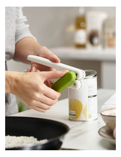 Pivot 3-in-1 Can Opener in White/Green