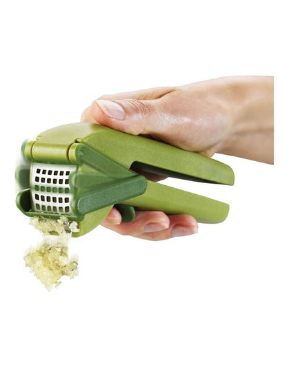 Clean Force Garlic Press in Green