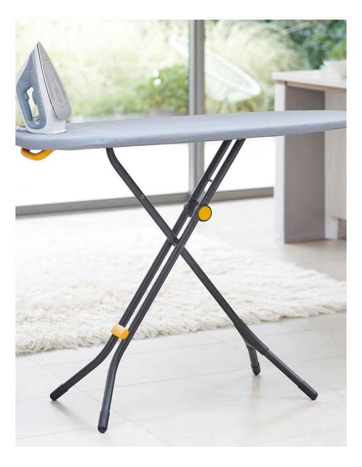 Glide Ironing Board with Compact Legs 50005 in Grey/Yellow