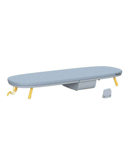 Pocket Folding Table-Top Ironing Board 50009 in Grey/Yellow