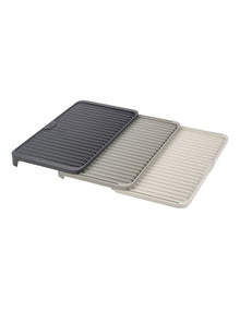 Tier Expandable Draining Mat in Grey