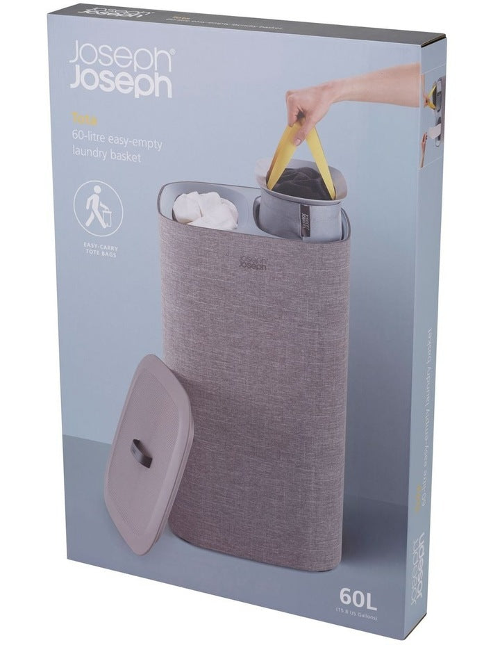 Tota Laundry Separation Basket 60L in Grey