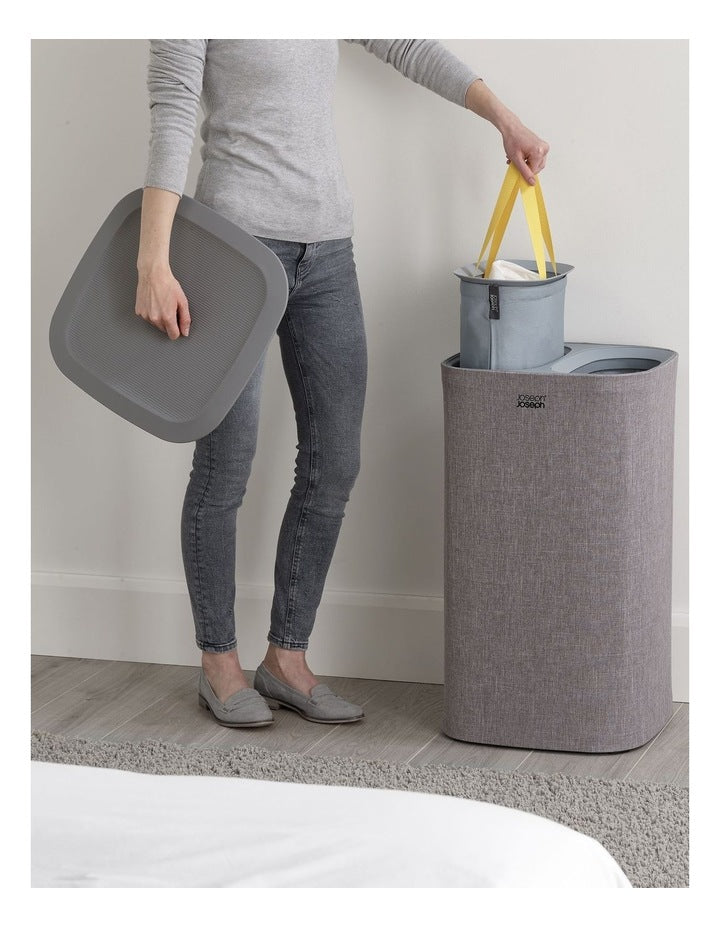 Tota Laundry Separation Basket 60L in Grey