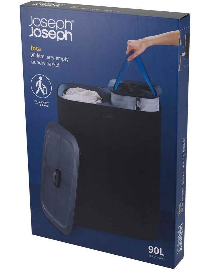 Tota Laundry Separation Basket 90L in Carbon Black