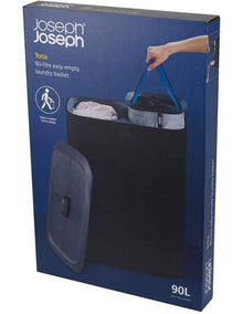 Tota Laundry Separation Basket 90L in Carbon Black