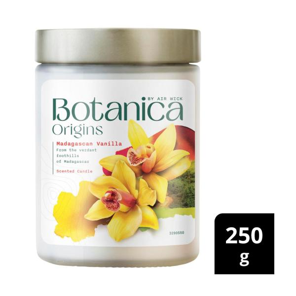 BOTANICA ORIGINS SCENTED CANDLE MADAGASCAN VANILLA