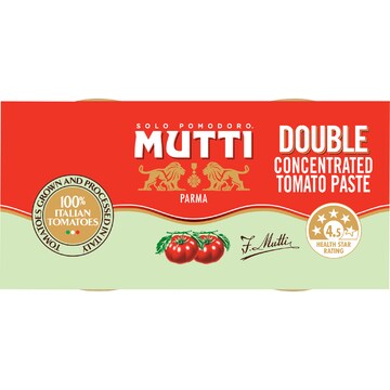 Mutti Tomato Paste Double Concentrate 140g x 2 pack