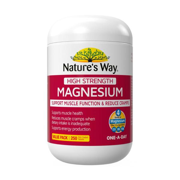 NATURE'S WAY HIGH STRENGTH MAGNESIUM 250PK