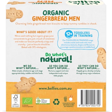 Little Bellies Gingerbread Men 130g