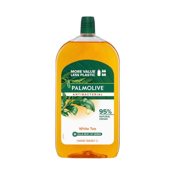 PALMOLIVE ANTIBACTERIAL HAND WASH WHITE TEA REFILL 1L