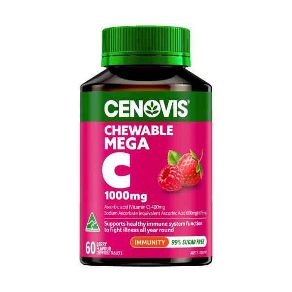 Chewable Mega C 1000mg Berry