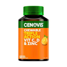 Chewable Triple Action Vit C D And Zinc