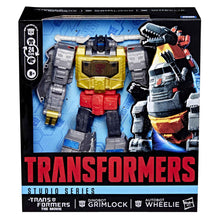 Transformers - Studio Series: The Transformers: The Movie Dinobot Grimlock and Autobot Wheelie Figure