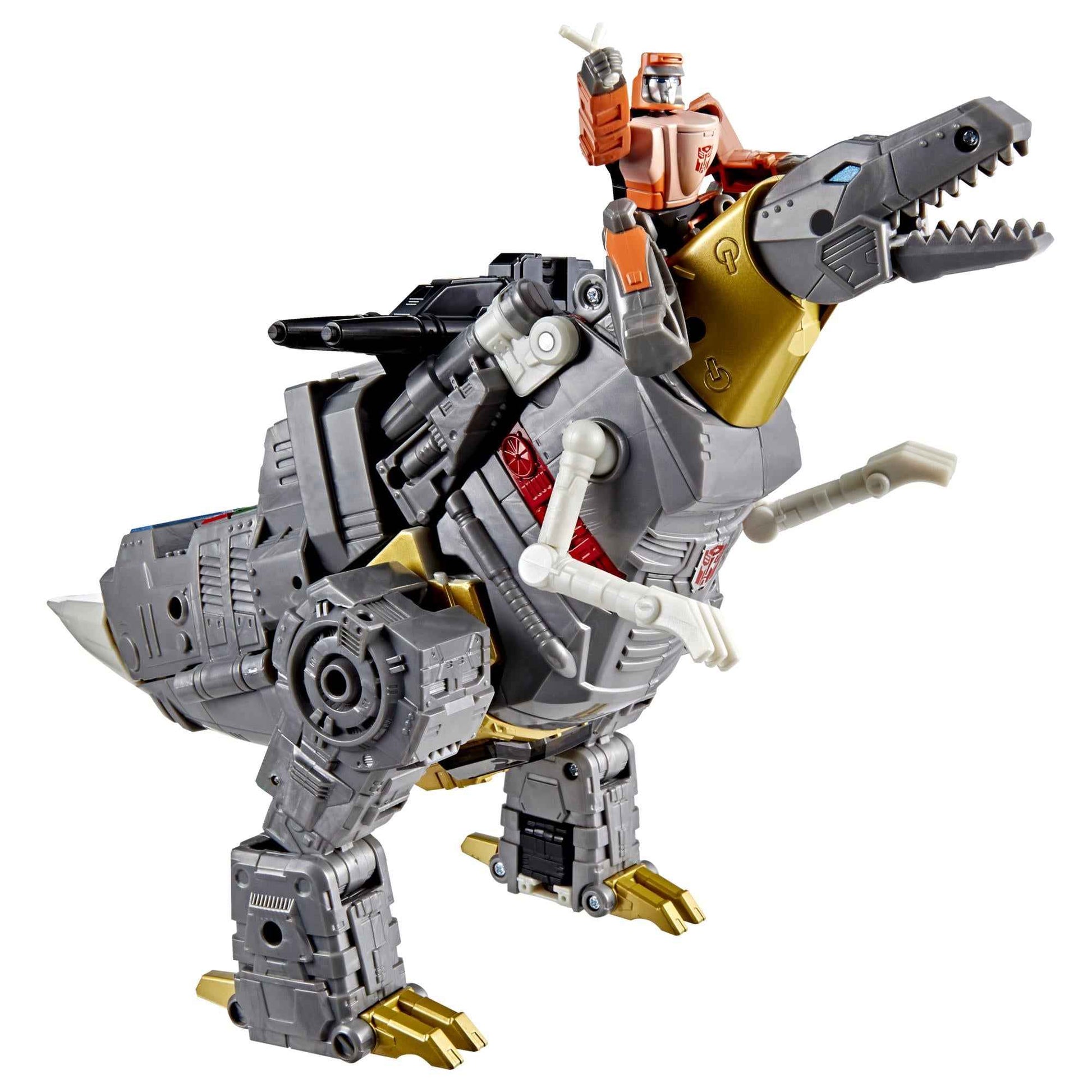 Transformers - Studio Series: The Transformers: The Movie Dinobot Grimlock and Autobot Wheelie Figure