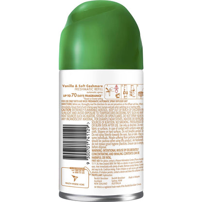 Air Wick Essential Oils Freshmatic Vanilla Air Freshener Refill 174g
