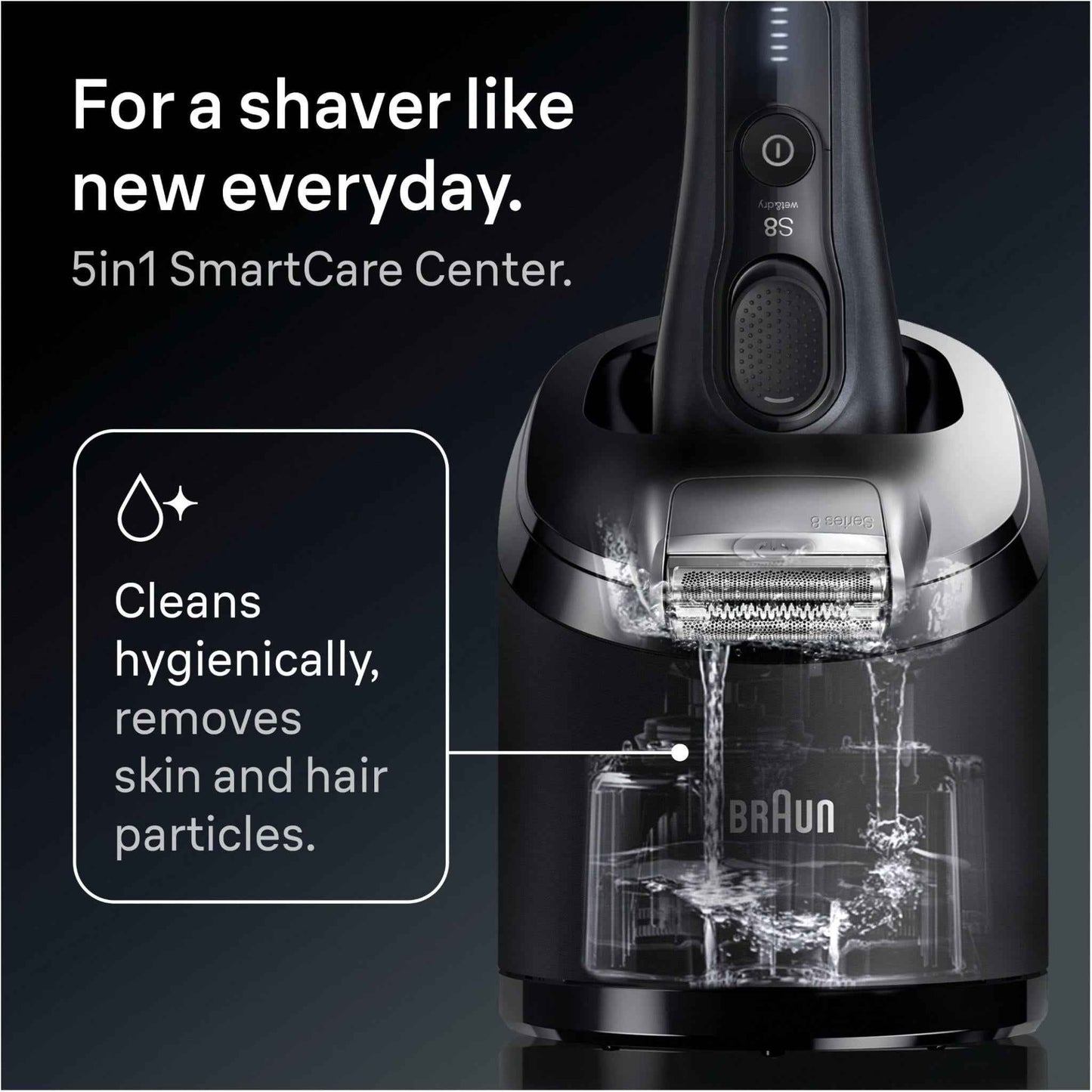 Braun 8663CC Wet & Dry Electric Shaver