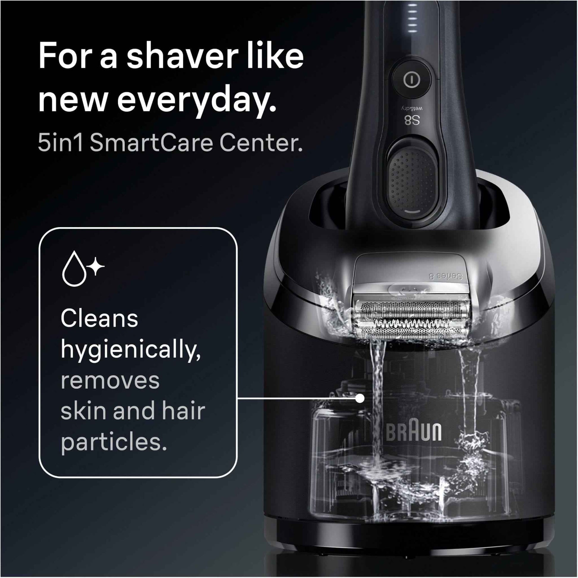 Braun 8663CC Wet & Dry Electric Shaver