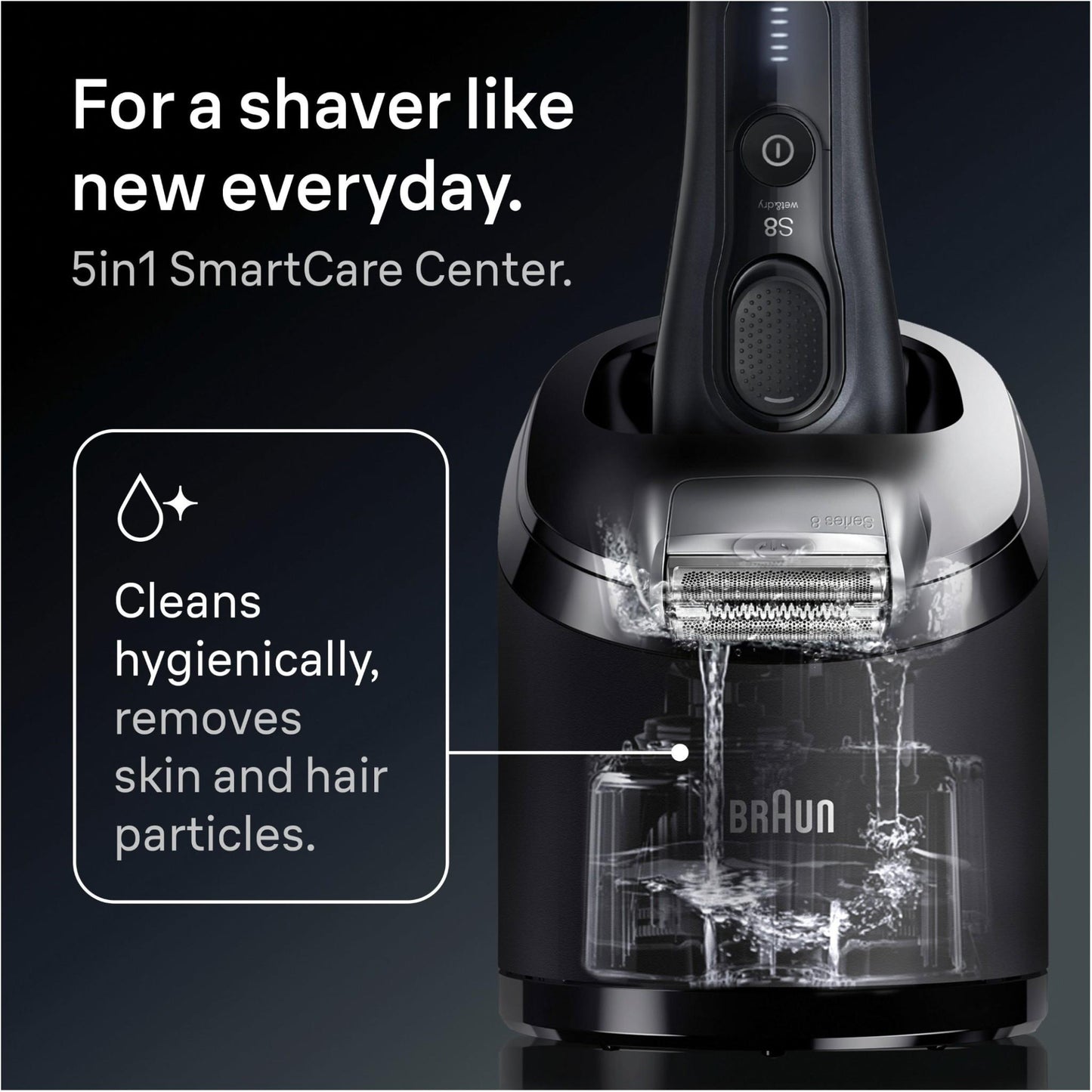 Braun 8663CC Wet & Dry Electric Shaver