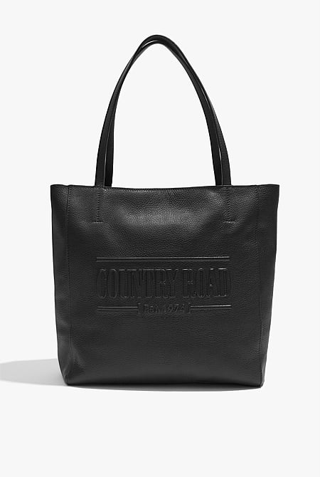 Heritage Leather Shopper