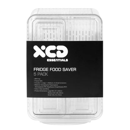 XCD Fridge Food Saver (5 Pack)