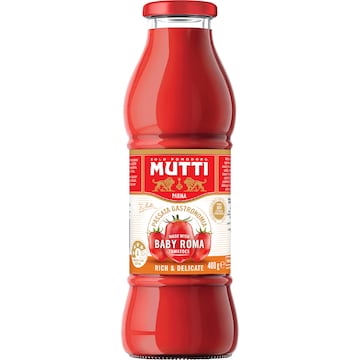 Mutti Baby Roma Passata Tomato Puree Gastronomia 400g