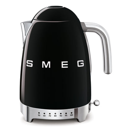 Smeg KLF04 50's Style 1.7L Variable Temperature Kettle (Black)