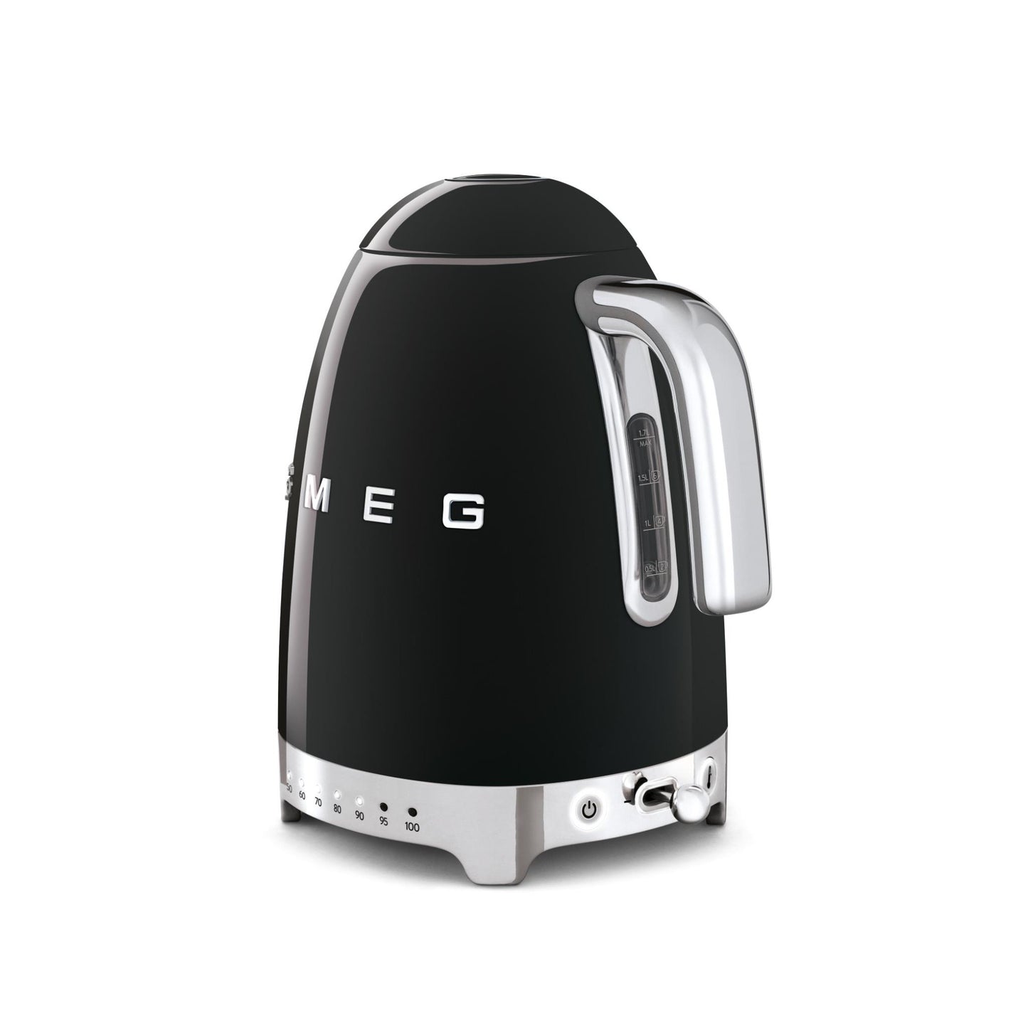 Smeg KLF04 50's Style 1.7L Variable Temperature Kettle (Black)