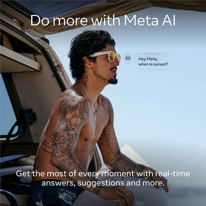 Oakley | Meta HSTN AI Glasses (Black/Clear to Amethyst Transitions)