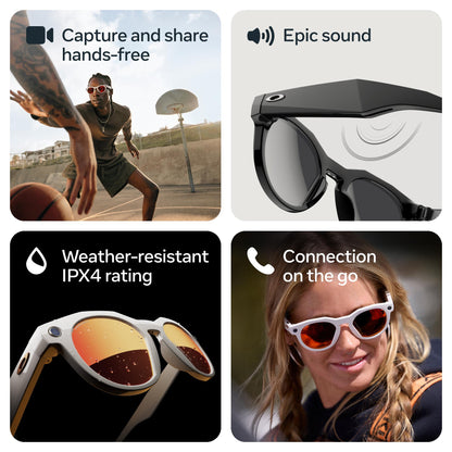 Oakley | Meta HSTN AI Glasses (Black/Clear to Amethyst Transitions)