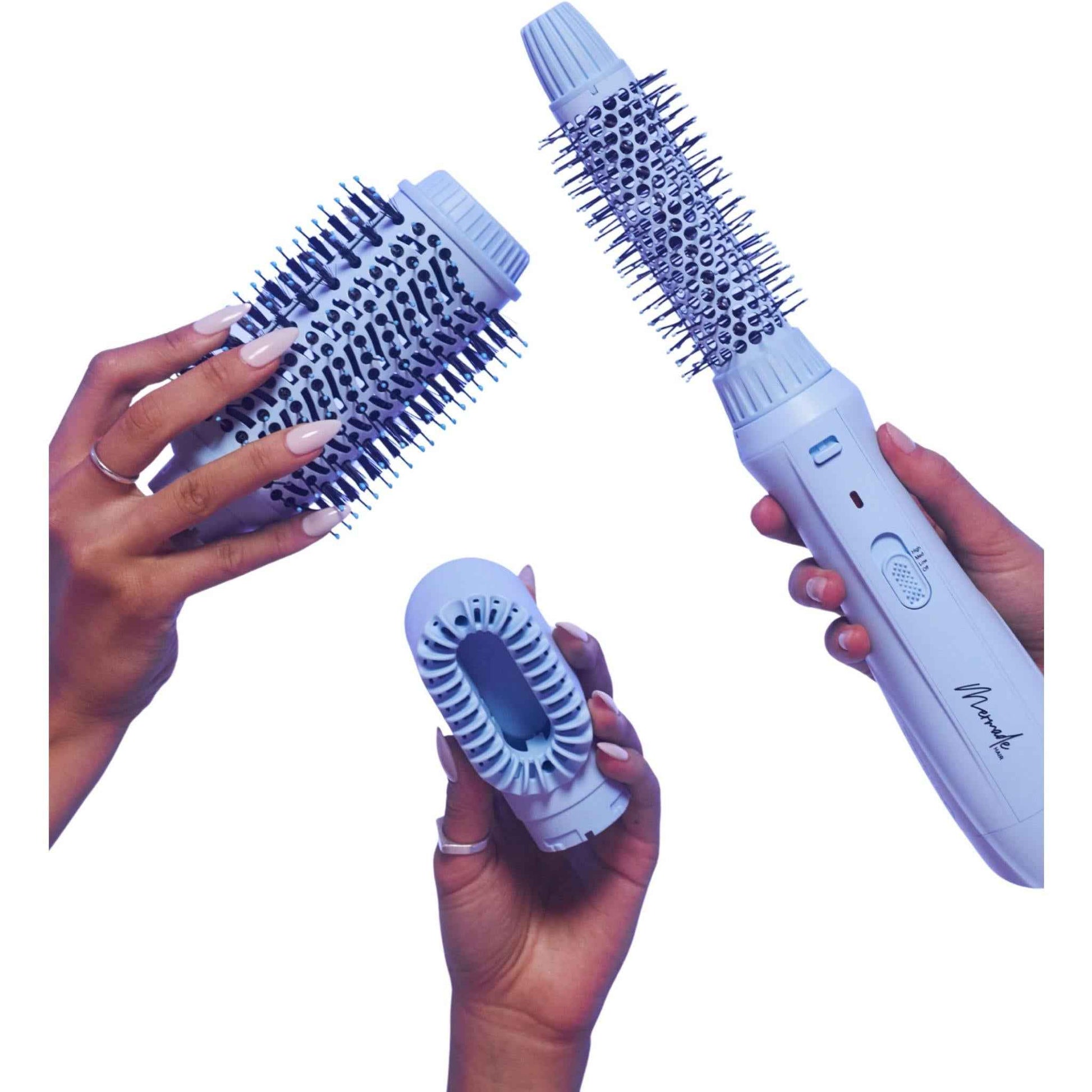Mermade Interchangable Blow Dry Brush (Baby Blue)
