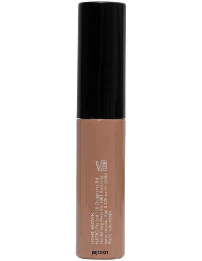 Natio Tinted Eyebrow Gel 8ml Light Brown