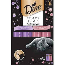 Dine Creamy Cat Treats Seafood Selections 12g x 4 pack