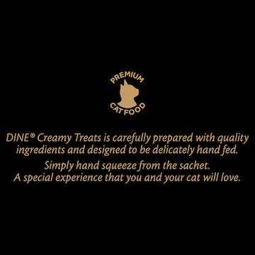 Dine Creamy Cat Treats Seafood Selections 12g x 4 pack