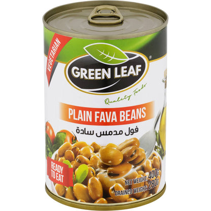 Green Leaf Plain Fava Beans Medammas 400g