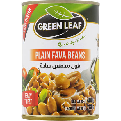 Green Leaf Plain Fava Beans Medammas 400g