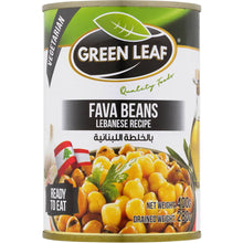 Green Leaf Fava Beans & Chickpeas Lebanese Recipe 400g
