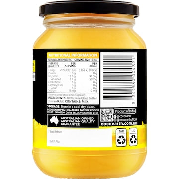 Coco Earth Ghee Butter 250mL