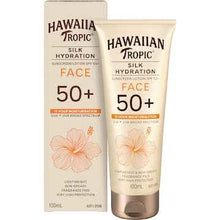 Hawaiian Tropic SPF 50+ Silk Hydration Face Sunscreen Lotion 100mL