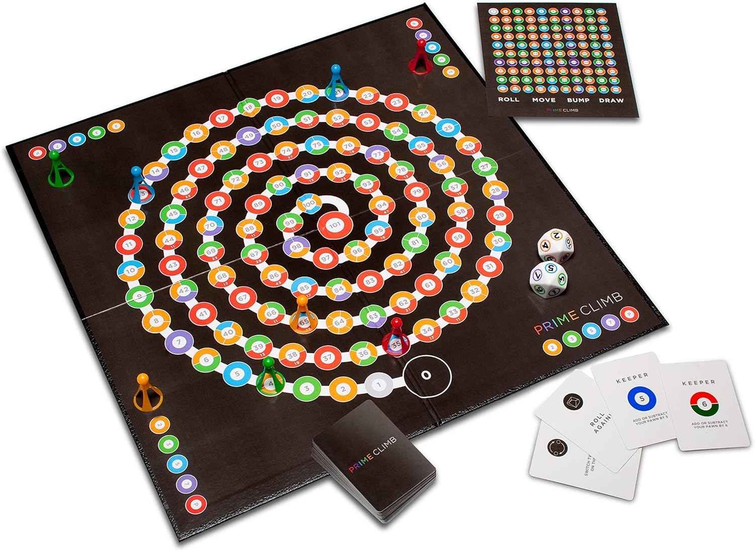 Prime Number Game Climb Board Game Cognitive Early Math Games for Kids Clearance 10yrs+