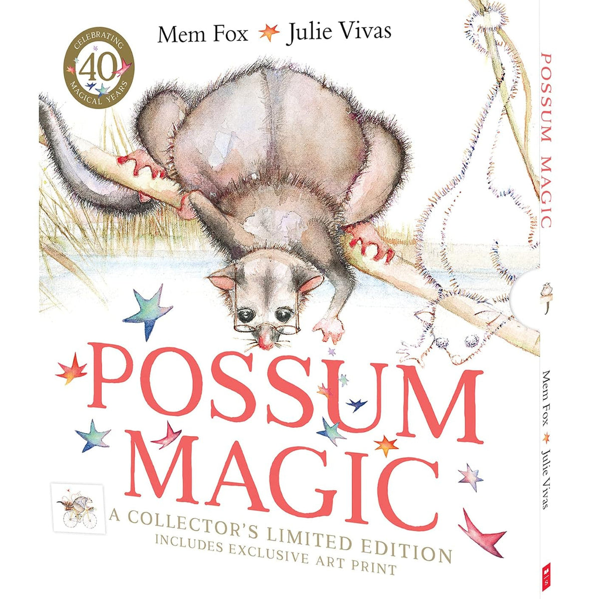 Possum Magic 40th Anniversary Limited Edition Hardcover with Gift Box by Mem Fox, Julie Vivas Kids Picture Book