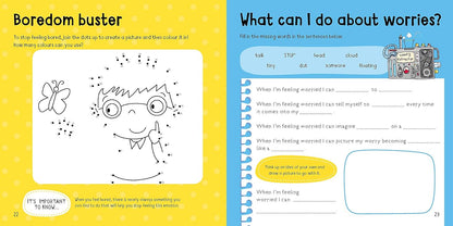 How Are You Feeling Today Sticker Activity Book with 50 Stickers (Paperback) Interactive Kids Book Emotions Art and craft for kids 3yrs+
