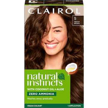 Clairol Natural Instincts Hair Colour 5 Medium Brown Semi Permanent each