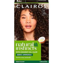 Clairol Natural Instincts Hair Colour 4 Dark Brown Semi Permanent each