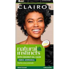 Clairol Natural Instincts 2 Midnight Black Semi Permanent each