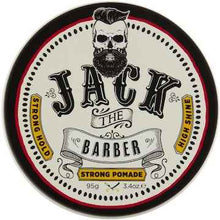 Jack The Barber Strong Pomade Mens Hair Styler High Shine Finish 95g