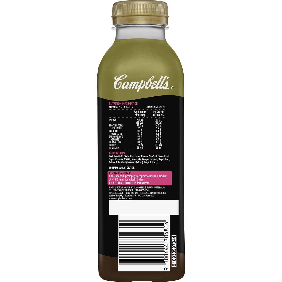 Campbell's Bone Broth Beef Beef 500ml